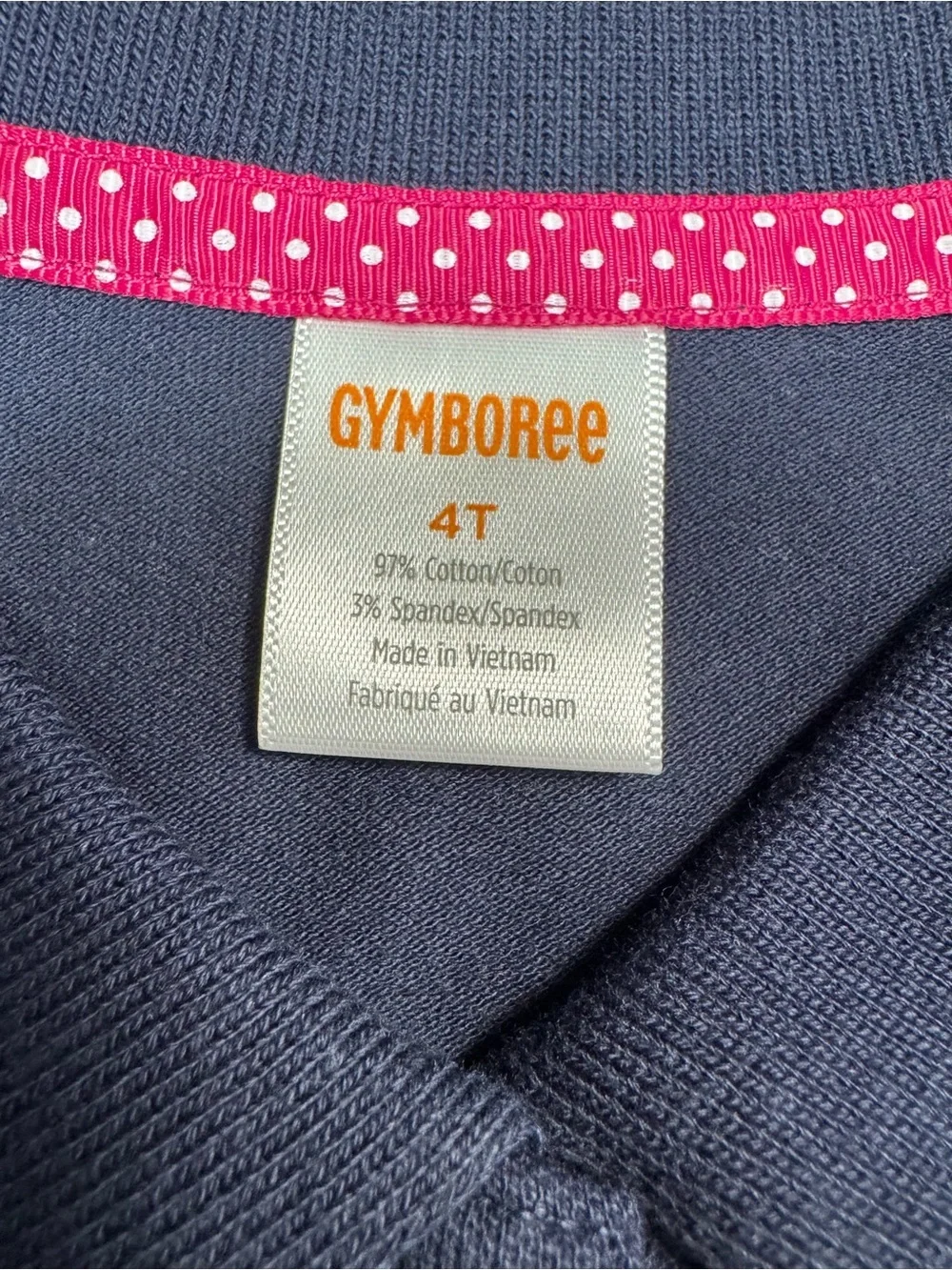 NWT New $75 Gymboree Short Sleeve Ruffle Navy Polo 3-Pack Shirts Size 4T